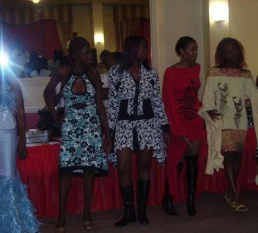 Mankaa Saxon fashion parade